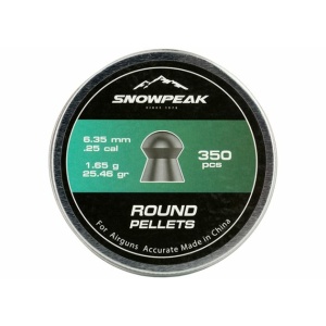 Snowpeak Rundnos Diaboler 6,35 mm 1,65 g – 350st